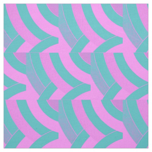 Moderne, rosa/grüne Schöpfer Stoff (Muster)