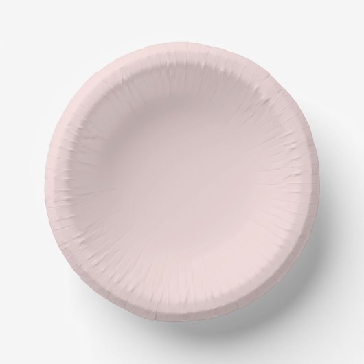 Moderne rosa Hauch Pappteller (Vorderseite)