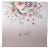 Moderne rosa Keramik Fliese (Vorderseite)