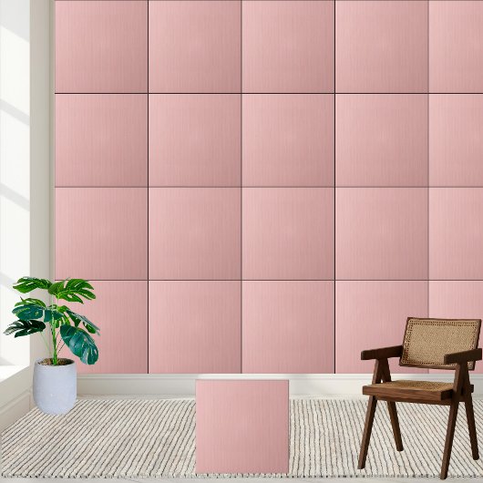 Moderne, rosa Keramik mit Textur Fliese