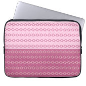 Moderne rosa Kette - Laptop-Sieb Laptopschutzhülle (Vorderseite)