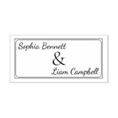 Moderne Rosa Kollektion Braut und Bräutigam Permastempel (Design)