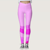 Moderne rosa Leggings. Leggings (Vorderseite)