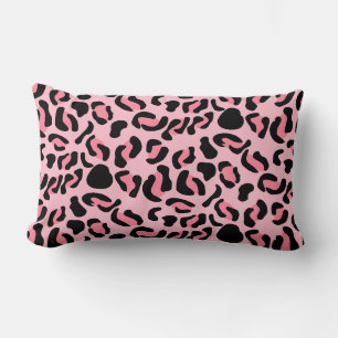 Moderne rosa Leopard Muster Tier Lendenkissen
