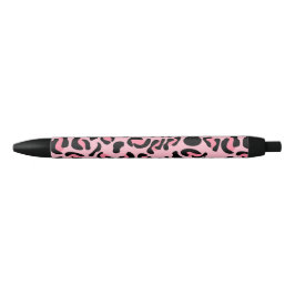 Moderne rosa Leopardenmuster Tier Kugelschreiber