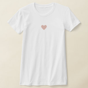 Moderne Rosa Liebe Stilvolle Chic Custom T-Shirt