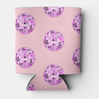 Moderne rosa Lila Diskothek Ball Muster Pastellros