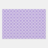 Moderne rosa Lila geometrische Folie Geschenkpapier Set (Vorderseite 3)