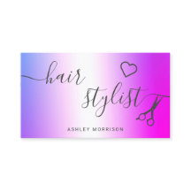 Moderne, rosa lila Metallschere