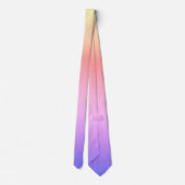 Moderne rosa Lila Ombre Gradient Neck Tie Krawatte (Rückseite)
