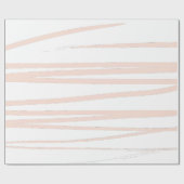 Moderne rosa Linien, Abstrakte Kunst Geschenkpapier (Flach)