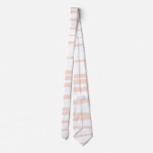 Moderne rosa Linien, Abstrakte Kunst Krawatte (Rückseite)