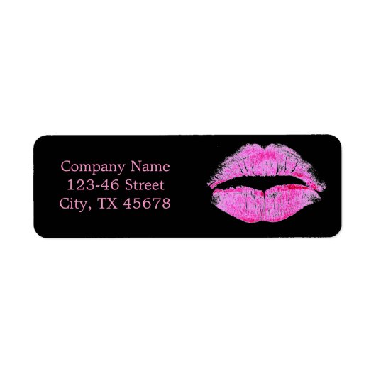moderne Rosa Lippen Makeup Artist Kosmetologe (Vorne)