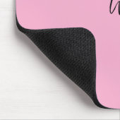 Moderne rosa Mädchen-Motiv-Mauspad Mousepad (Ecke)