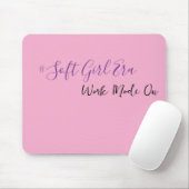 Moderne rosa Mädchen-Motiv-Mauspad Mousepad (Mit Mouse)
