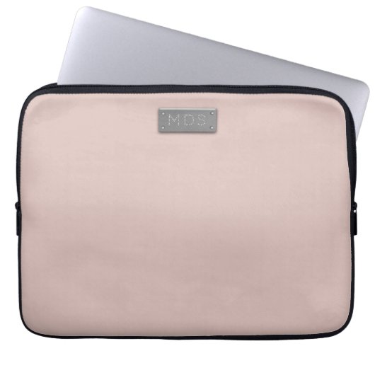 Moderne Rosa-Optik Stilvolle Notebook-Gehäuse Laptopschutzhülle (Vorderseite)