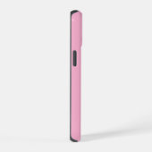 Moderne rosa-orange Monogramm Anfangsbuchstaben pe iPhone 15 Hülle (Rechte Seite)