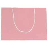 Moderne rosa Personalisierte Bridesmaier Große Geschenktüte (Rückseite)