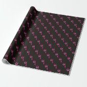 Moderne rosa personalisierte Dankeschön Geburtstag Geschenkpapier (Ungerollt)