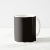 Moderne rosa personalisierte Dankeschön Geburtstag Kaffeetasse (VorderseiteRechts)