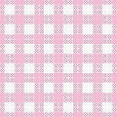 Moderne rosa personalisierte Karo-Napkins Serviette