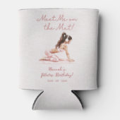 Moderne rosa Pilates Princess Geburtstagsparty Dosenkühler (Vorderseite)