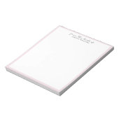moderne, rosa Randnotiz von Notizblock (Rotiert)