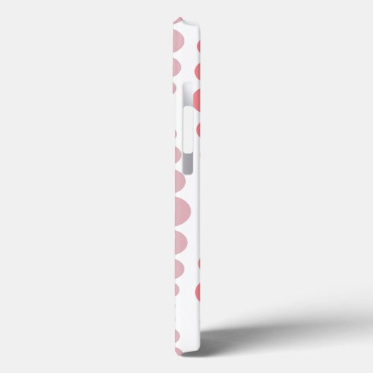 Moderne rosa Rechtecke Case-Mate iPhone Hülle (Rückseite / Links)