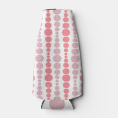 Moderne rosa Rechtecke Flaschenkühler (Vorderseite)