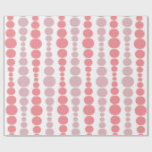 Moderne rosa Rechtecke Geschenkpapier (Flach)