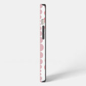 Moderne rosa Rechtecke iPhone Hülle (Linke Seite)