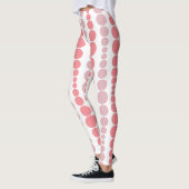 Moderne rosa Rechtecke Leggings (Links)