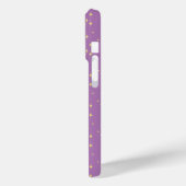 Moderne rosa Retro Diskothek Ball Lila Case-Mate iPhone Hülle (Rückseite / Links)