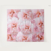 Moderne rosa Rose Foto Standfläche Hintergrund Wandteppich (Vorderseite (Horizontal))