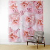 Moderne rosa Rose Foto Standfläche Hintergrund Wandteppich (Beispiel)