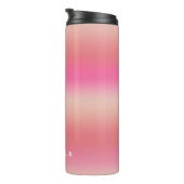 Moderne Rosa Rose Rosa Rosa Ombre Personalisiert Thermosbecher (Nach rechts gedreht)