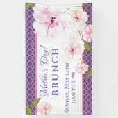 Moderne rosa Rosen | Muttertag Banner (Vertikal)