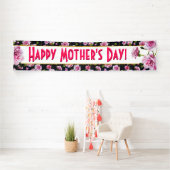 Moderne rosa Rosen | Muttertagsbanner Banner (Insitu)