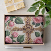 Moderne rosa Rosen Schöne Sammlung Seidenpapier (Geschenk)
