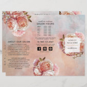 Moderne rosa Rosenhöhle und Fotos (Vorne/Hinten)