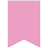 Moderne rosa Rote Happy Birthday Bunting Flag Wimpelkette (Erste Fahne)