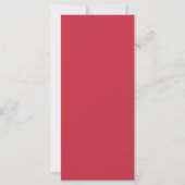 Moderne rosa rote Herzen Handgezeichnetes Valentin (Rückseite)
