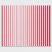 Moderne rosa rote Streifen Weihnachten Geschenkpapier (Flach)