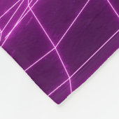 Moderne Rosa Scali Pop Kunstszene3 Fleecedecke (Ecke)