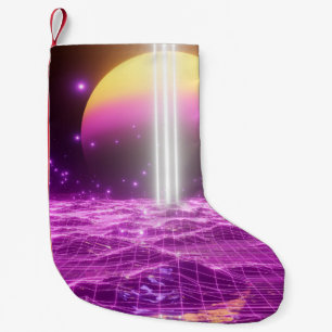 Moderne Rosa Scali Pop Kunstszene3 Kleiner Weihnachtsstrumpf