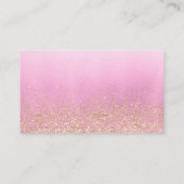 Moderne rosa Schmetterlinge Babydusche Windelwinde Begleitkarte (Rückseite)