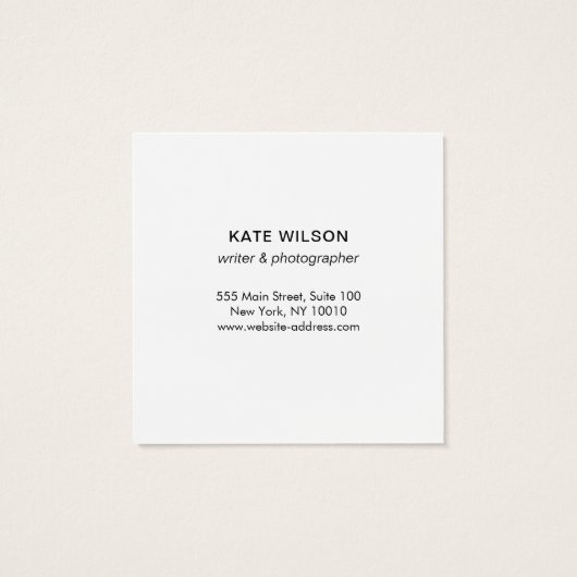 Moderne Rosa Schönheit Beruflich (Rückseite)