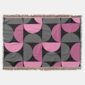 Moderne rosa, schwarz und grau decke (Vorderseite)