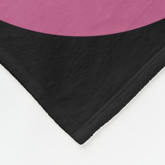 Moderne rosa, schwarz und grau fleecedecke (Ecke)