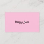 Moderne rosa Sprinklen Eiscreme und Süßwaren Visitenkarte (Rückseite)